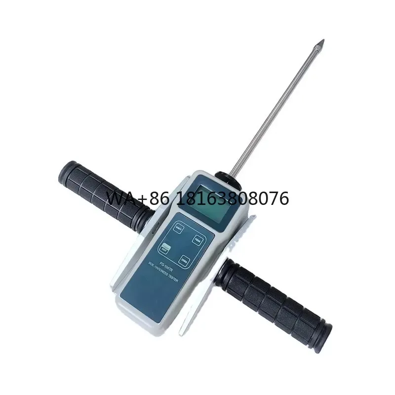 High Accuracy Portable Soil Hardness Tester FG-104TR Digital Display Brinell Scale 0-30cm Depth 1 Year Warranty
