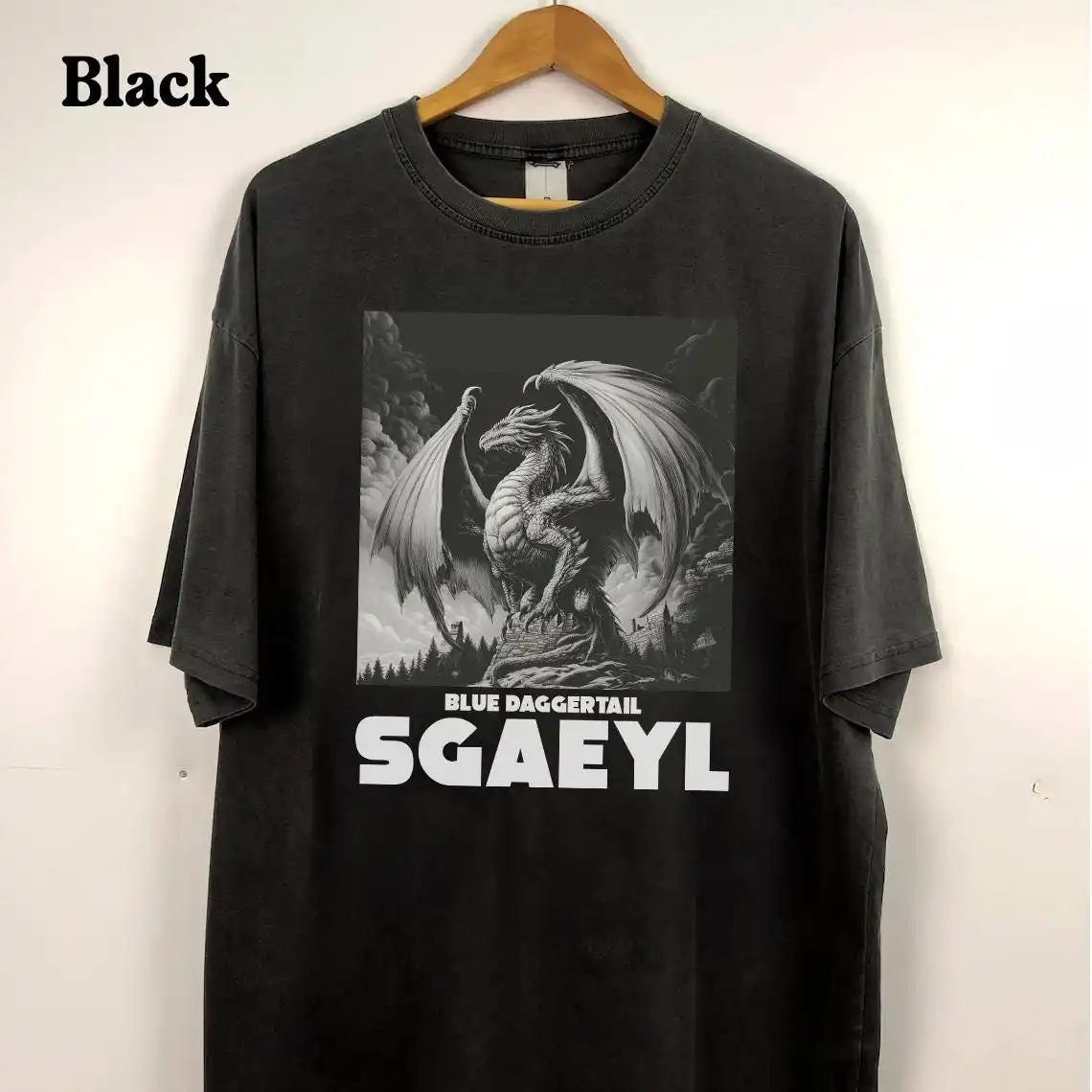 Fourth Wing Sgaeyl T-shirt Blue Daggertail Dragon BookTok Graphic Tees Unisex Oversized Short Sleeve T Shirts