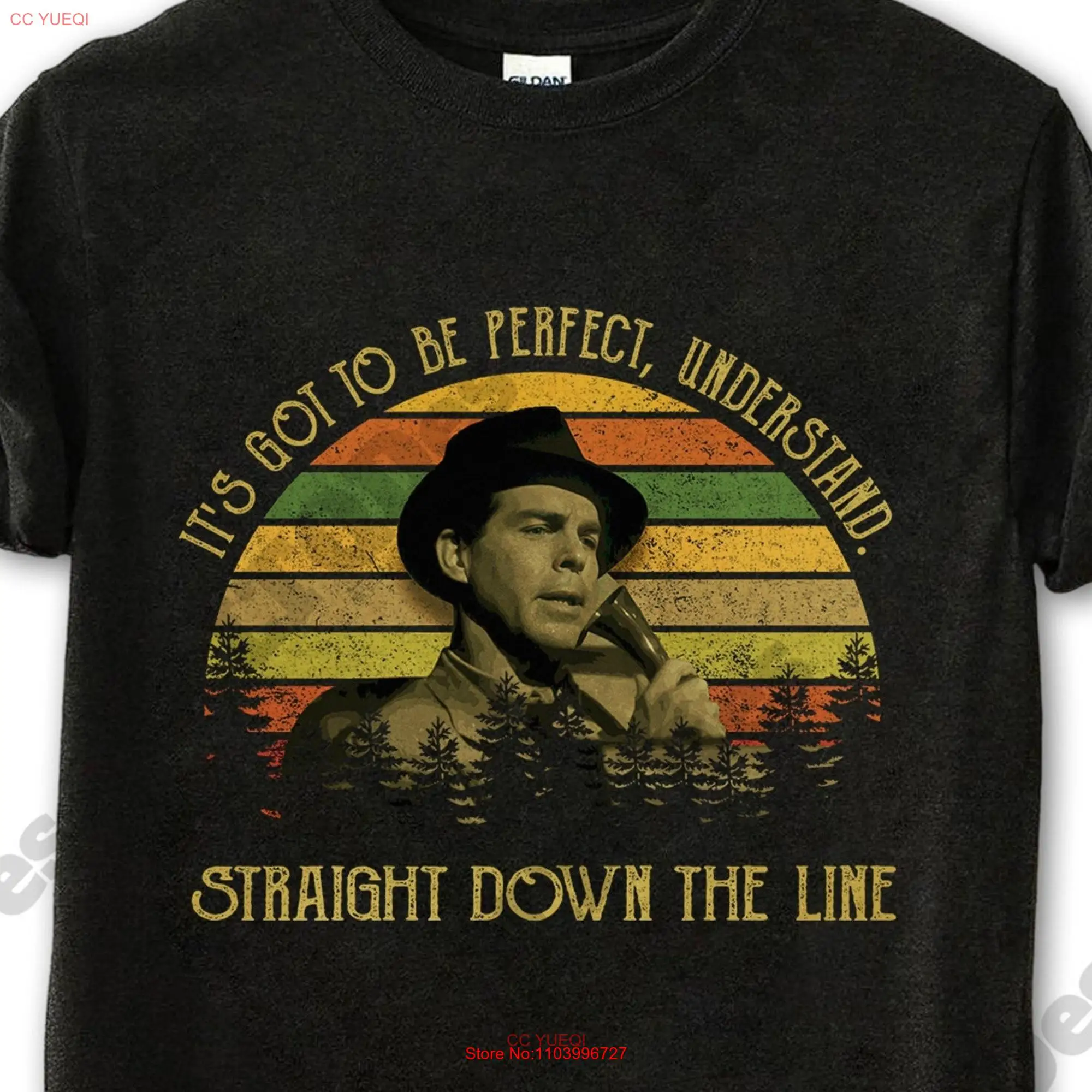 Double Indemnity T Shirt Walter Neff It's Got To Be Perfect Understand Straight Down The Line Vintage Movies Quote