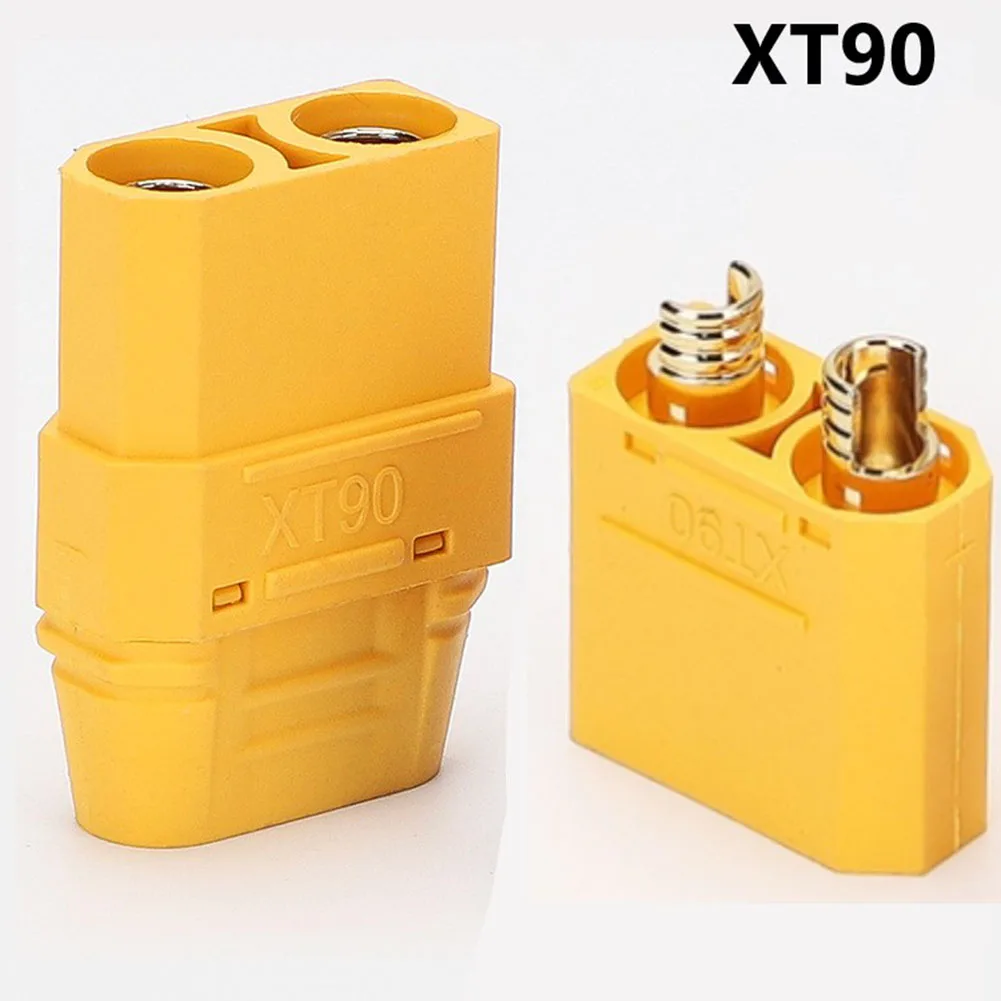 

20PCS XT90 Male & Female Connectors For RC Solid 90A Power Connection Electrical Equipment & Supplies Accessories