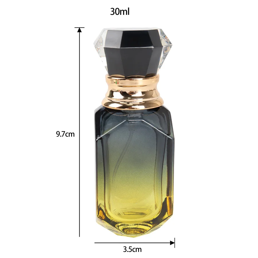 30ML Lege Bajonet Spray Fles Dikke Glazen Parfumflesje Met Gekrompen Pomp Dispenser Verstuiven Vervanging 1pcs