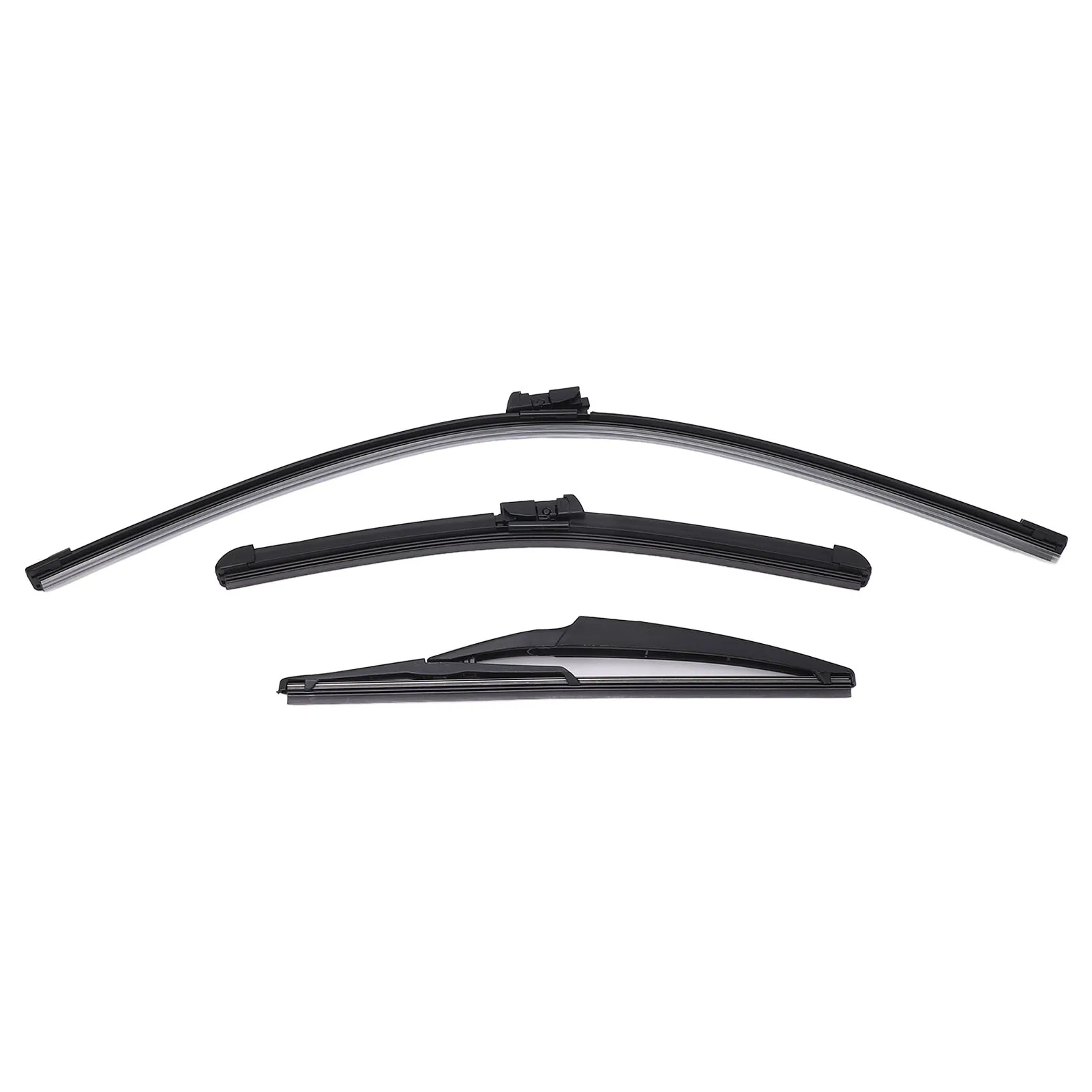 

Front Rear Windscreen Wiper Blades Easy Install Windscreen Brushes Soft Rubber Replacement Effective for 500 500C 500L
