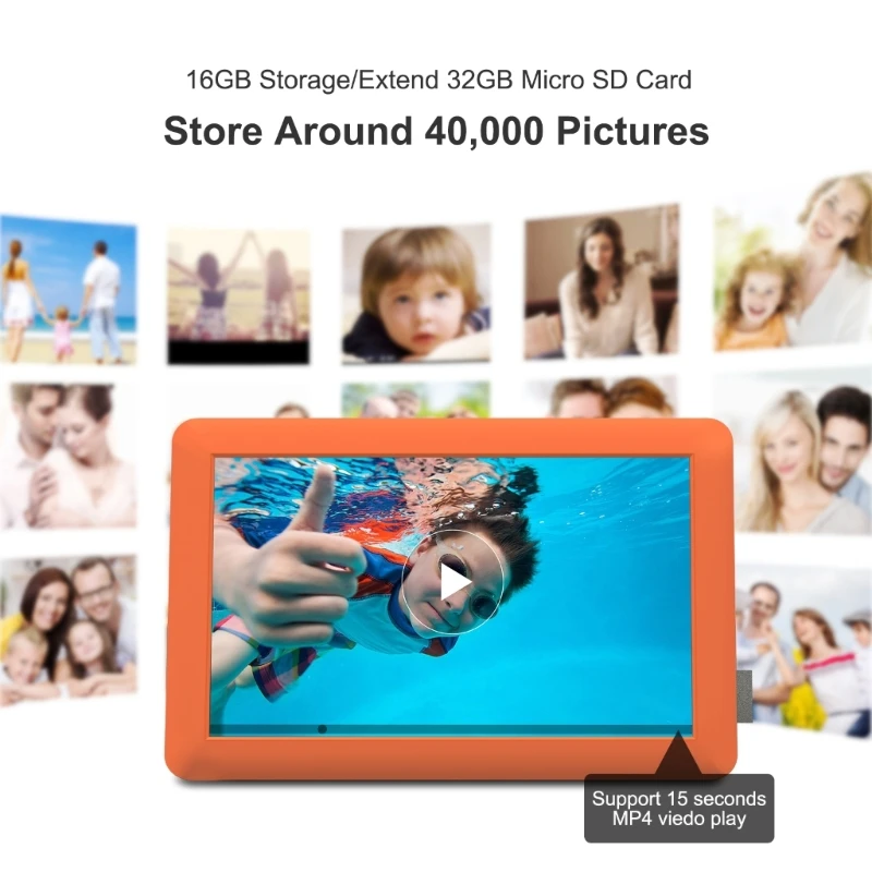 

10.1 Inch WiFi Digital Photo Frame 1280x800 IPS LCD Screen Auto Rotate Landscape Built-in 16GB Memory Storage