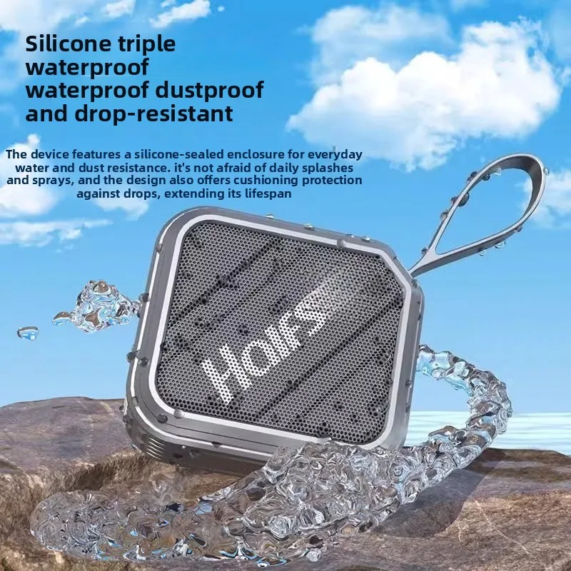 

Водонепроницаемая портативная Bluetooth-колонка MW Audio для улицы с мощными басами, миниатюрная, беспроводная, с высококачественным звуком и длительным временем автономной работы