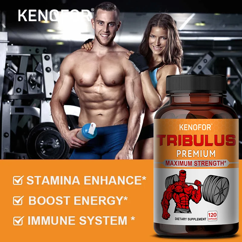 High Potency 7000 Mg Tribulus Capsules,Boost Energy,Endurance,Muscle,Support Immune System, Relieve Stress,Workout Supplement