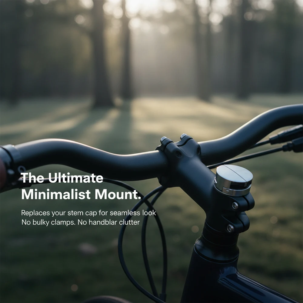 AliExpress NONE Universal Minimalist Bike Phone Mount Stem Cap Holder Quick Release Handlebar Bracket Garmin Compatible MTB Road Cycling
