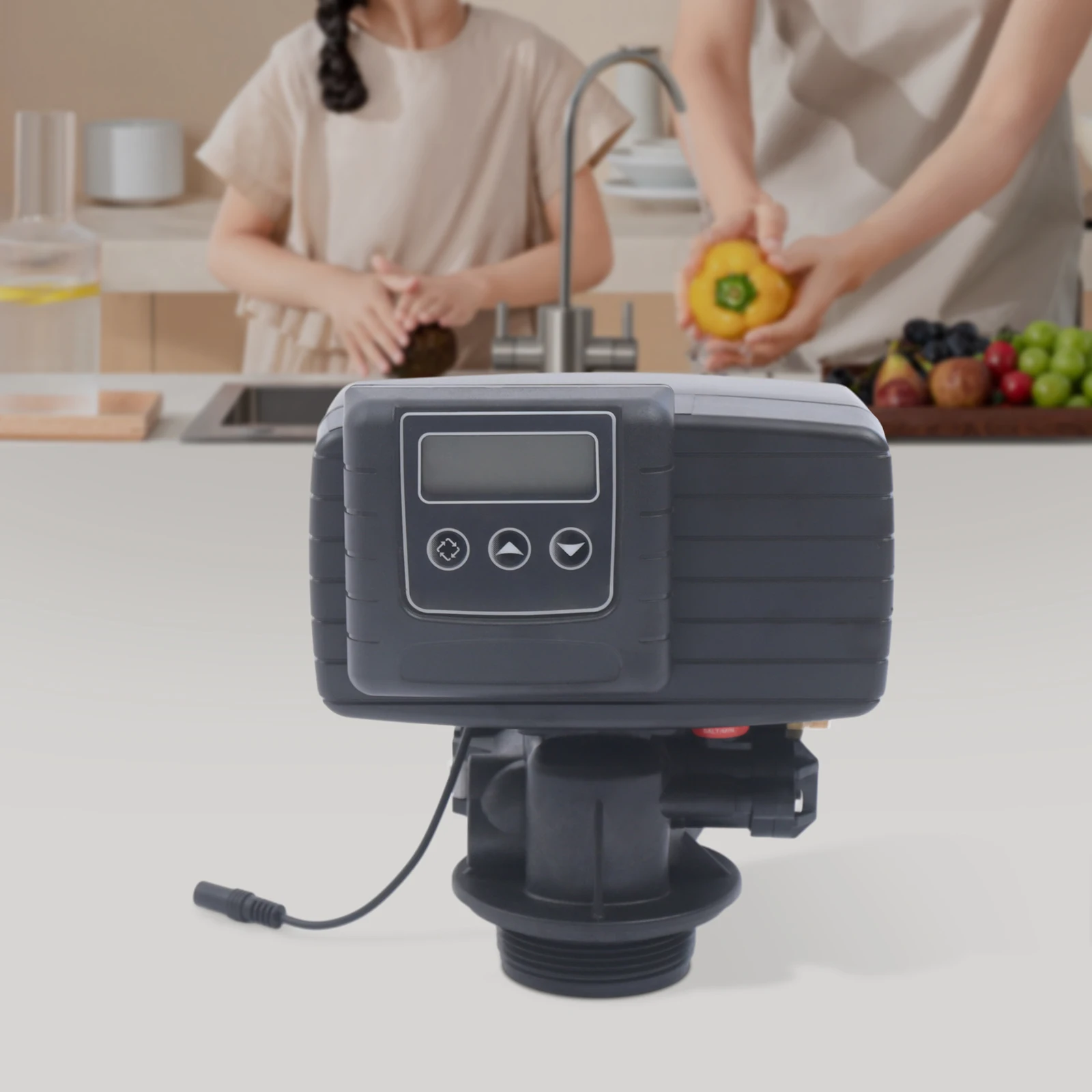 

Цифровой регулирующий клапан 5600SXT для умягчителей воды, автоматический умягчитель воды 110 В с дисплеем и распределителем воды