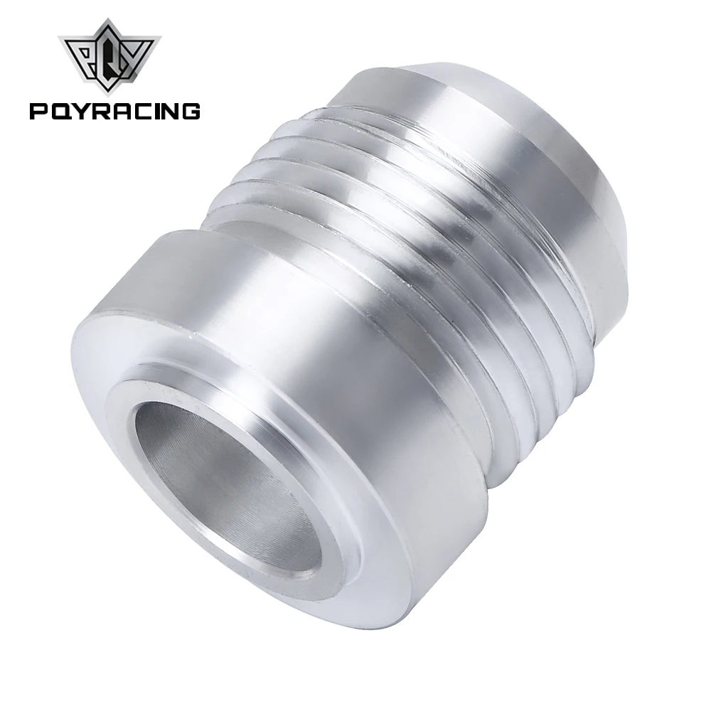 Aluminum AN12-AN Straight Male Weld Fitting Adapter Weld Bung Nitrous Hose Fitting Silver Top Quality PQY-SL617-7212