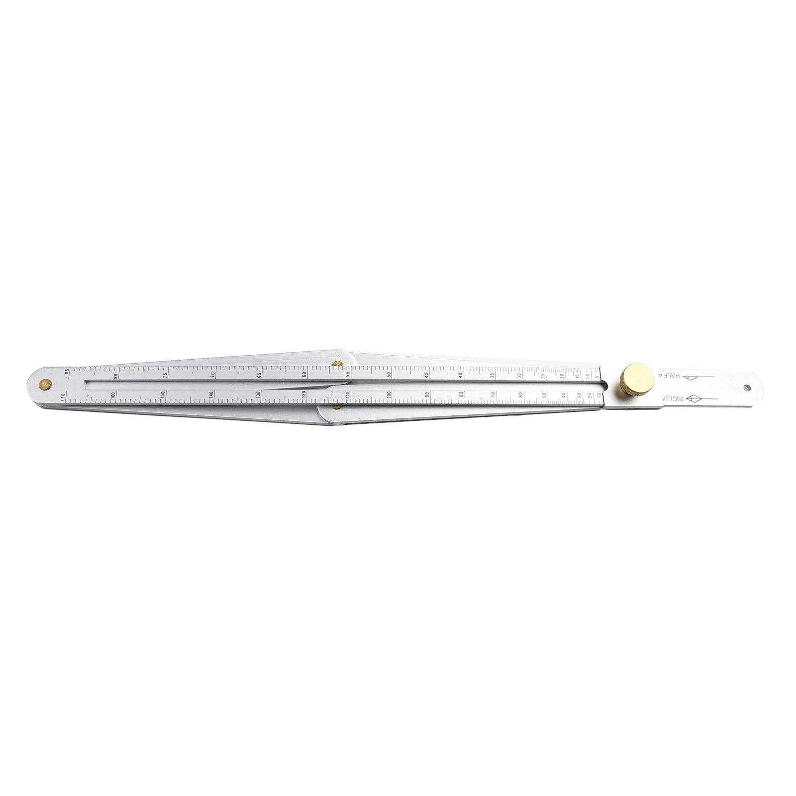 Stainless Steel Folding Angle Finder with Locking Mechanism for Field Measurements in Renovation Remodeling and Restoration Jobs