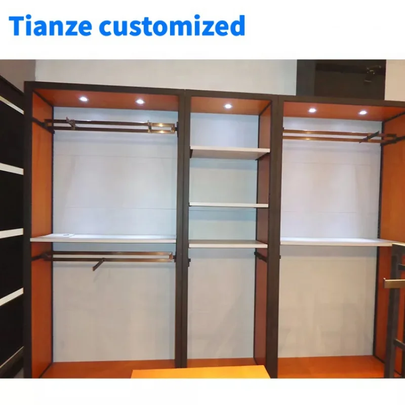 [Customized]Shopping Mall Clothing Display Shelves Supplier Clothes Store Used Shelves Sale