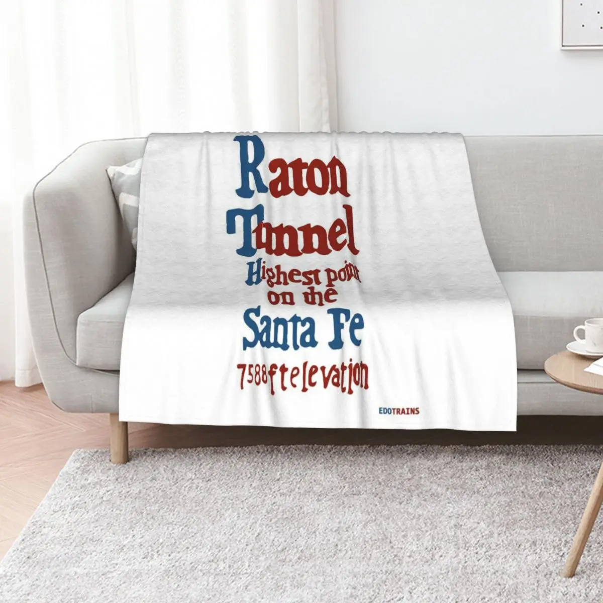 Raton Pass Sign - sign along Santa Fe Railroad Throw Blanket warm for winter funny gift Thins Designers Comforter Blankets