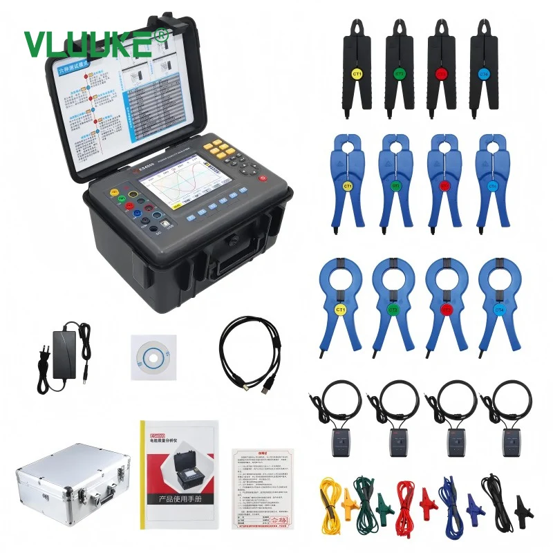 VLUUKE ES4000 Power Quality Analyzer With 220V Voltage Specification