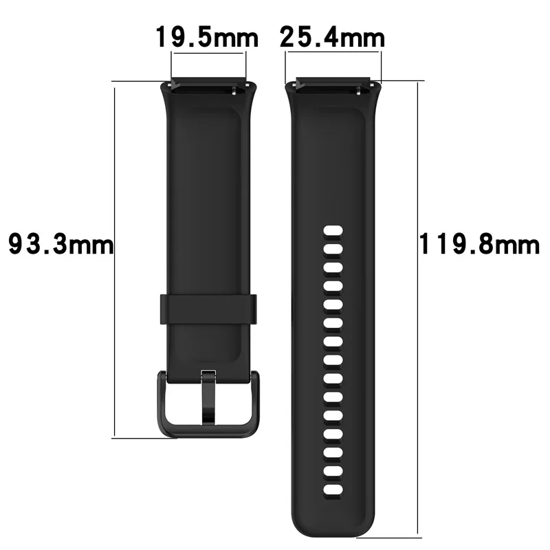 Correas de repuesto de silicona deportiva para SKG V7, pulsera deportiva para SKG V7Pro, accesorios de correas de reloj para hombres y mujeres