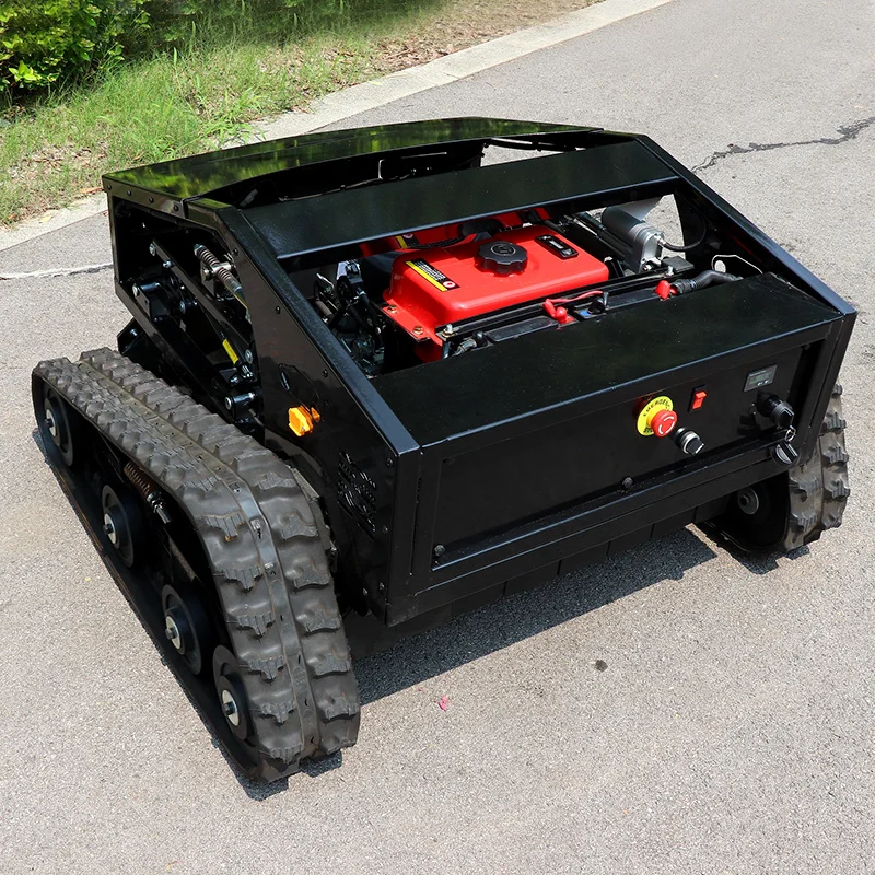 

Индивидуальная высокоэффективная сельскохозяйственная 4-тактная мини-газонокосилка CE EPA с дистанционным управлением, самоходная гусеничная косилка