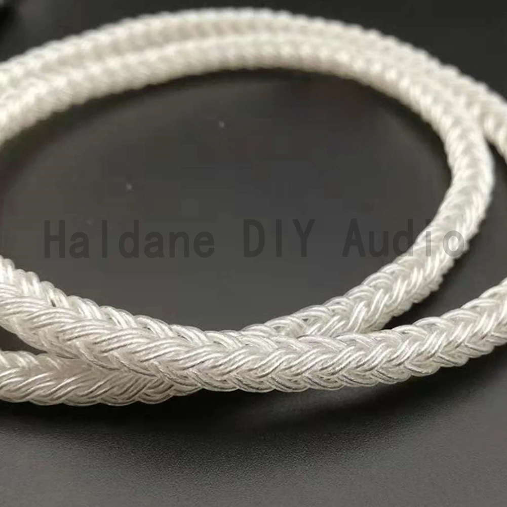 16-ядерные наушники из чистого серебра с 4 отверстиями XLR, улучшенный кабель для женской гарнитуры, для осветительной искусственной кожи