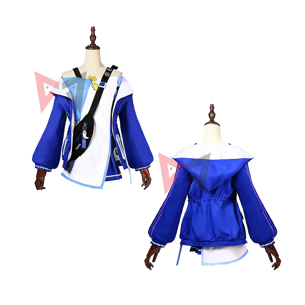 Genshin Impact Cosplay Hu Tao Costume Uniform Coat Shirt Skirt Bag Fancy Jacket Custom Made