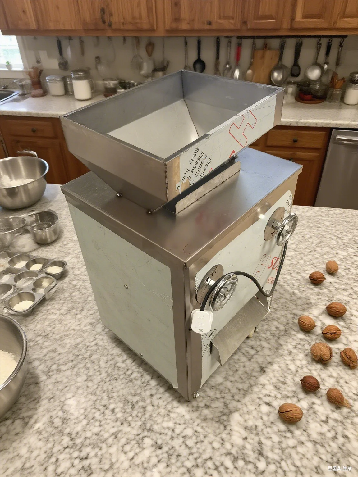Commercial Small Nut Chopper & Crusher: Ideal for Macadamia, Peanut & Roasted Cashew – Core Component: High-Performance Motor