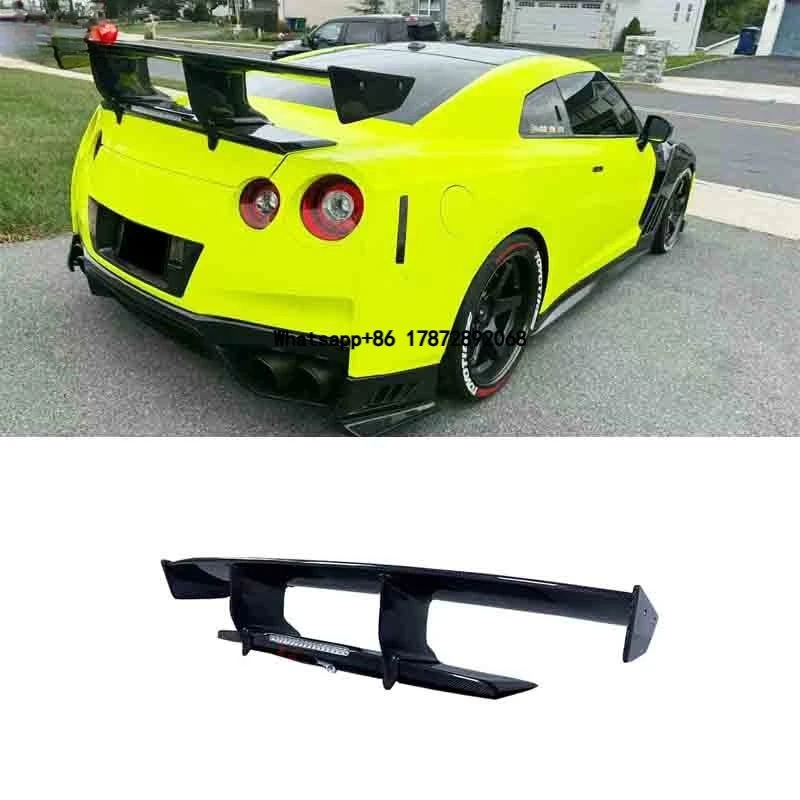 

High Quality TS Style Carbon Fiber Rear Spoiler Wing for GTR R35 Body Kit 2008-2019