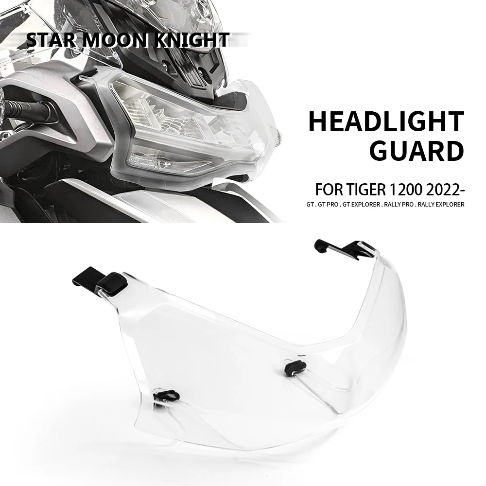 For Tiger1200 Tiger 1200 GT Pro Explorer Rally Explorer 2022- Motorcycle Headlight Protector Light Cover Protective Guard