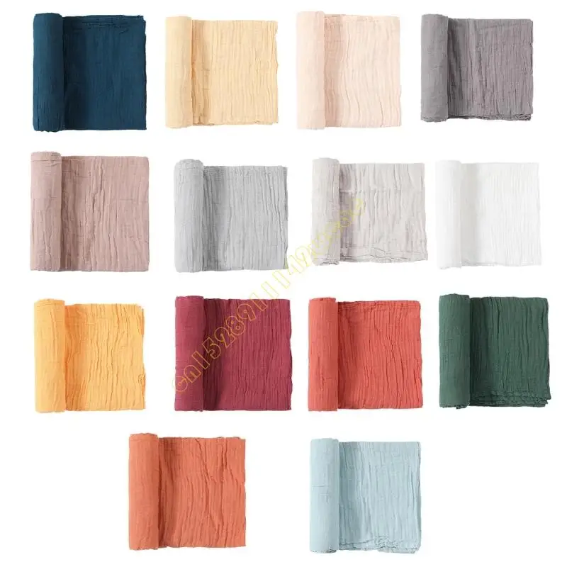 

Baby Swaddle Blanket Gauze-Cotton Muslin Blanket Breastfeeding Cover Bath Towel DXAD