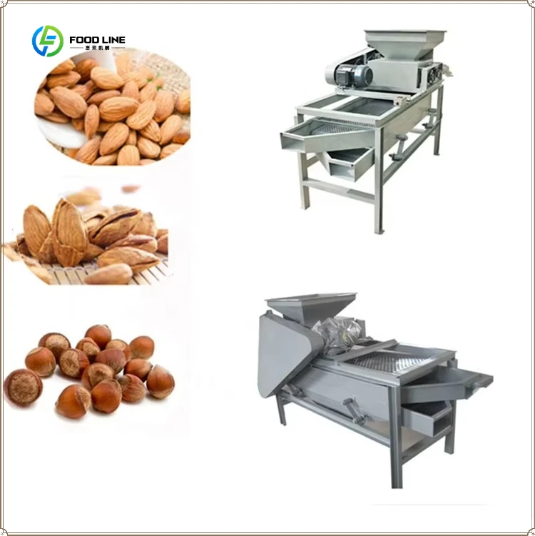 Automatic Macadamia Nut Cracker Machine Macadamia Nut Shells Broken Machine FL Customized