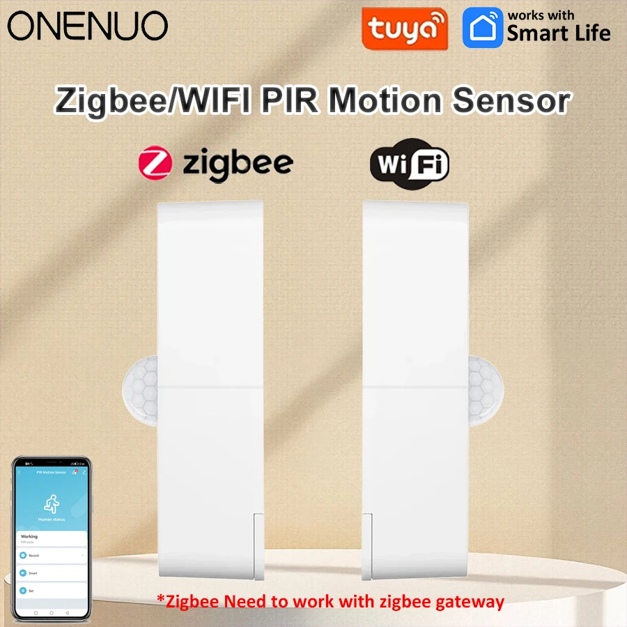

Zigbee/WiFi PIR Motion Sensor Tuya Smart Home Human Body Infrared Detector Security Smart Life Works With Alexa Google Home