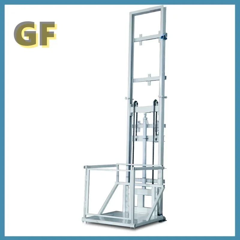 Small electric hydraulic lift warehouse home cargo elevator lift