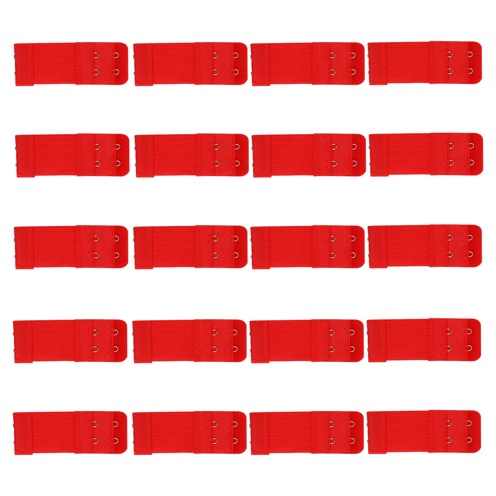 

20pcs Elastic Bra Extenders Soft Polyester Metal Hooks Adjustable Straps Stretch Clip Comfortable Women Bras Underwear