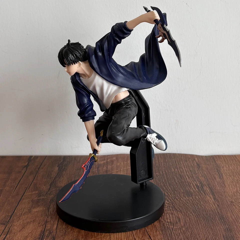 Figurine Sung Jin Woo 13 Cm - Pose Combat Épique, PVC Anime, Décoration Bureau, Cadeau Fan Sung Jinwoo