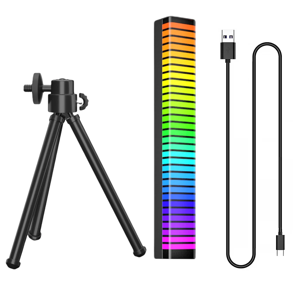 Atmosphere Lamp Pickup Light Pro Handheld Colorful Music Rhythm Lighting Stick Decor Gaming Bedroom Living Room