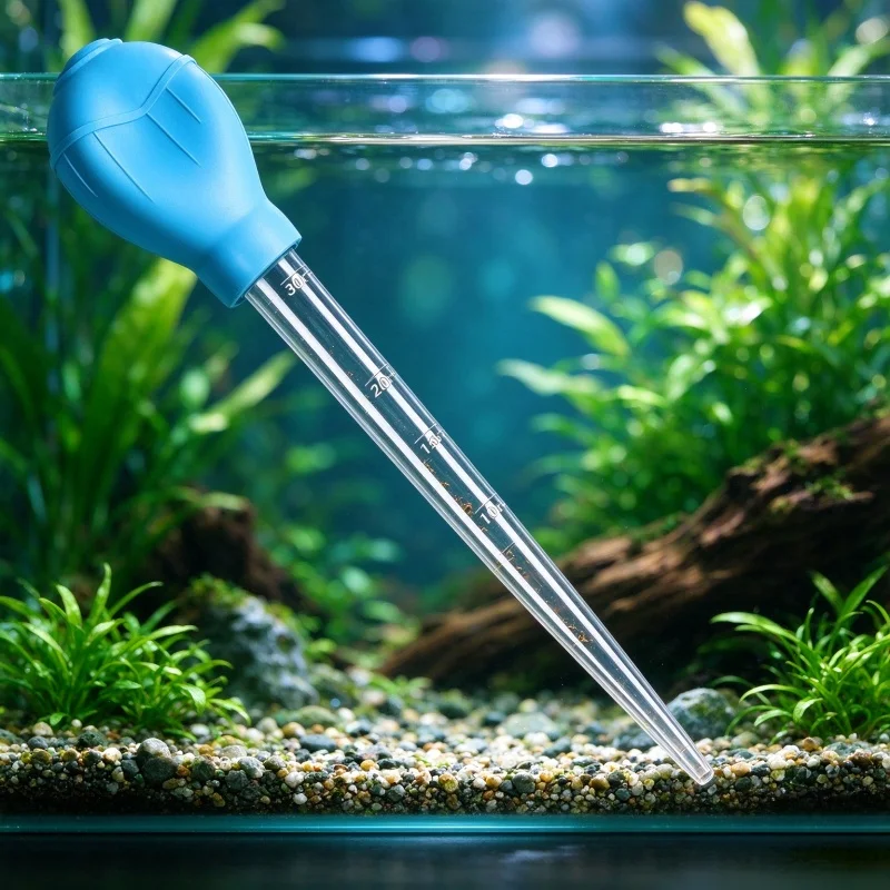 Aquarium Water Changer  Fish Tank Siphon Pipette Cleaner Manual Suction Water Change Cleaning Tool