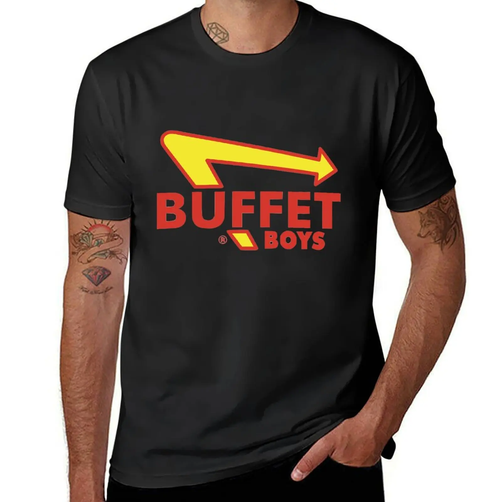 Buffet Boys T-Shirt oversizeds sports fans boys animal print new edition mens plain t shirts