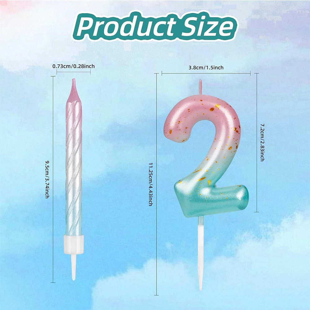 เทียนวันเกิดดิจิตอล สีชมพูไล่เ - Unity Candle Set บทวิจารณ์และราคา