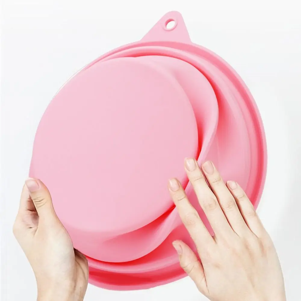 Silicone Ice Bath Washbasin Relief Stress Improved Blood Circulation Ice Washbowl Foldable Face Dipping Bowl for Women Girls