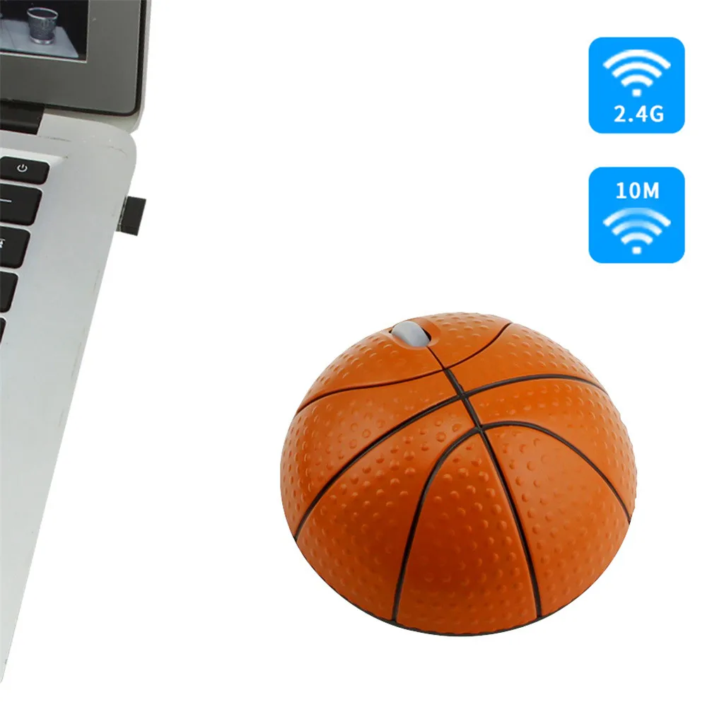 

Wireless Optical Sports For Laptop Basketball Mice Ergonomic 3D Basketball Mouse Portable Office Entertainment Accessories