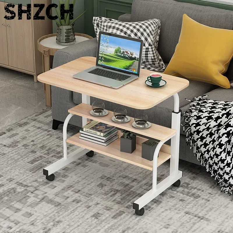 Bedside Bedroom Household Small Table Lifting College Student Desk Dormitory Lazy Computer Desk Desk 40x80cm
