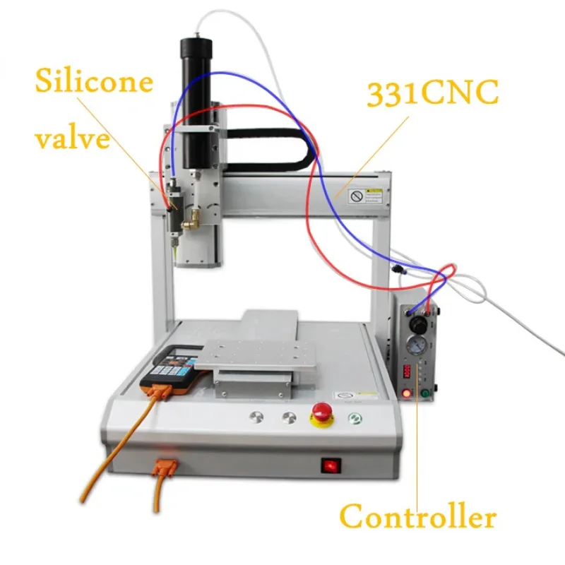 high quality Dktop Dispensing hine Axis Glue Dispensers 00-0ml Silicone RTV Rubber Adhive Sealant