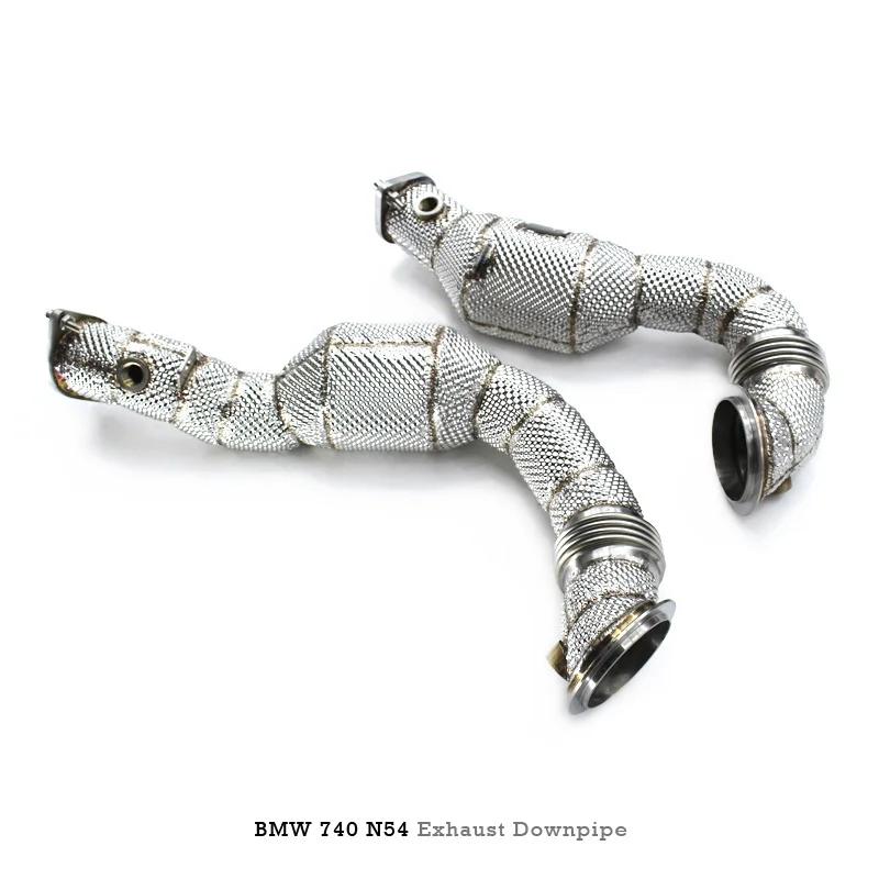 Head Section High flow Pipes Exhaust Pipes branch downpipe Exhaust Pipe with catalyst For BMW TH7 730/740 N54 F02 3.0T 