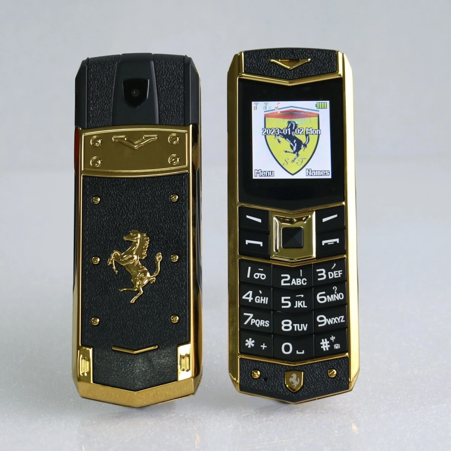 Luxury Mini Slim Signature Cellphone Dual SIM Bluetooth Call Magic Voice Big Button MP3 FM Radio Long Standby Cheap Mobile Phone