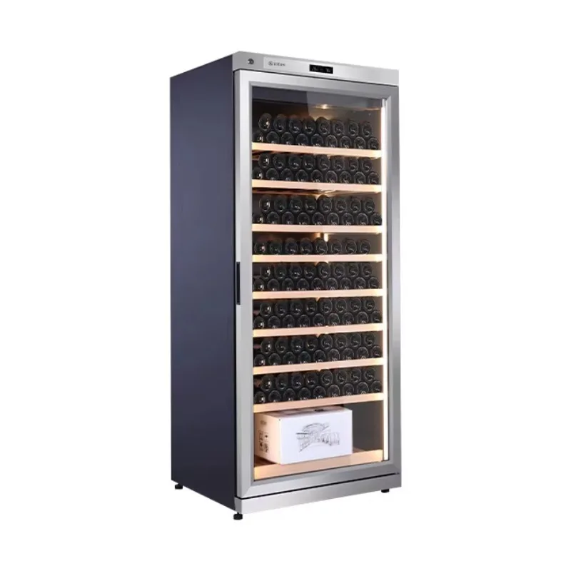 Airo Single Zone Electric Adjustable Thermostat Wine Cooler Stainless Steel Cabinet App-Controlled Temperature for Household