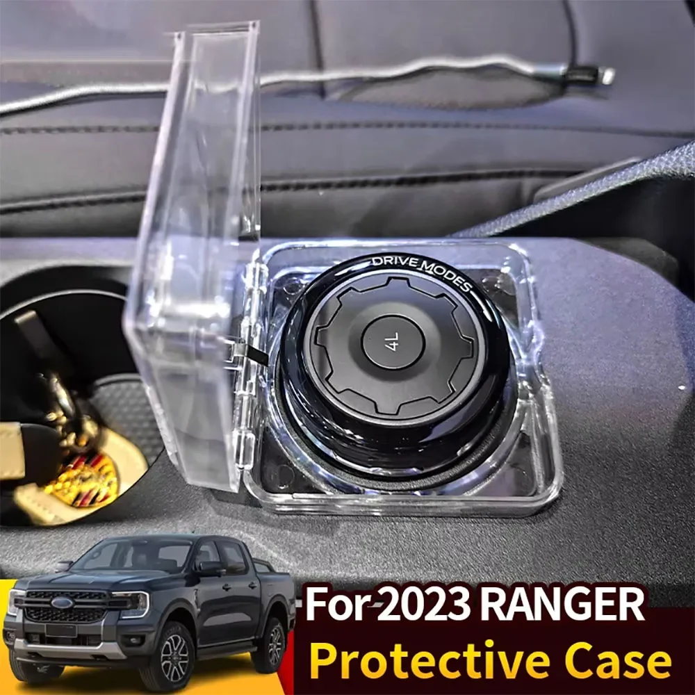 

For 2023 RANGER 4WD Switch Protection Case Cover Key Protection Case Modified 4WD Box Car Interior Decor Accessories
