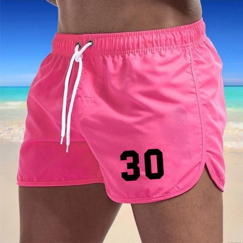

2026 Mens Beach Shorts Printing Casual Man Swimwear Summer Daily Versatile Sweatpants Surf Quick Drying Swimming Sports Shorts