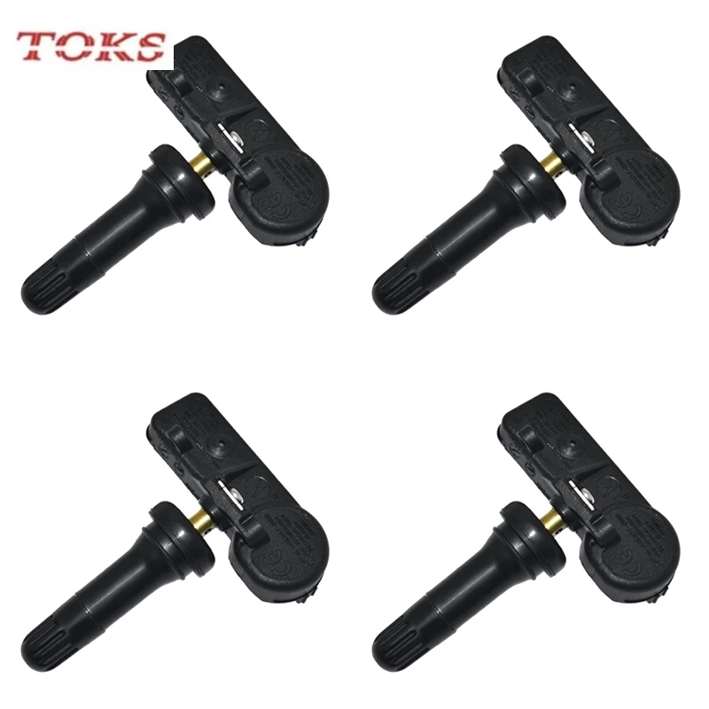 4Pcs Car Tire Pressure Monitor Sensors For 2018 2019 2020 2021 2022 2023 2024 Ram 1500 433MHz TPMS SENSOR 68293199AA 68293199AB