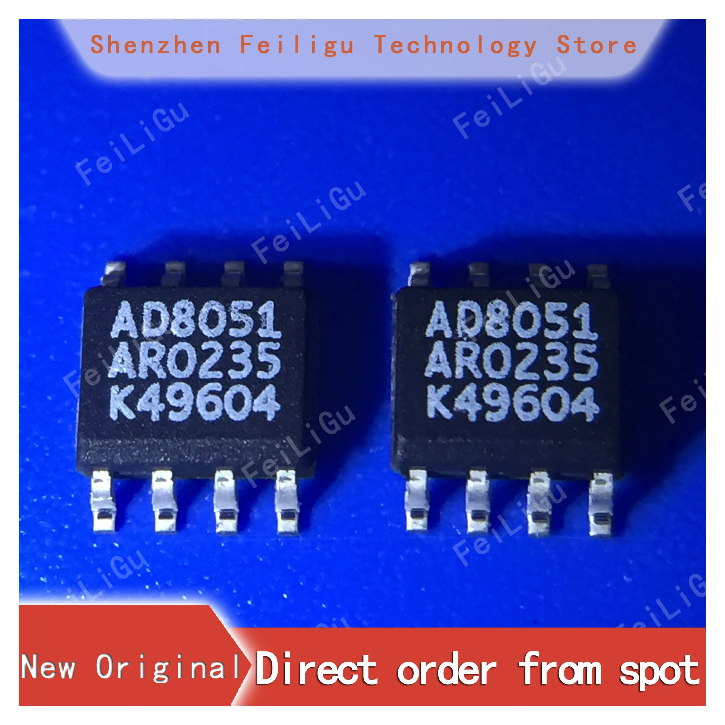 

1/10/30Pieces 100% New Original AD8051ARZ-REEL7 AD8051ARZ AD8051AR AD8051 Package:SOP8 Operational Amplifier Chip