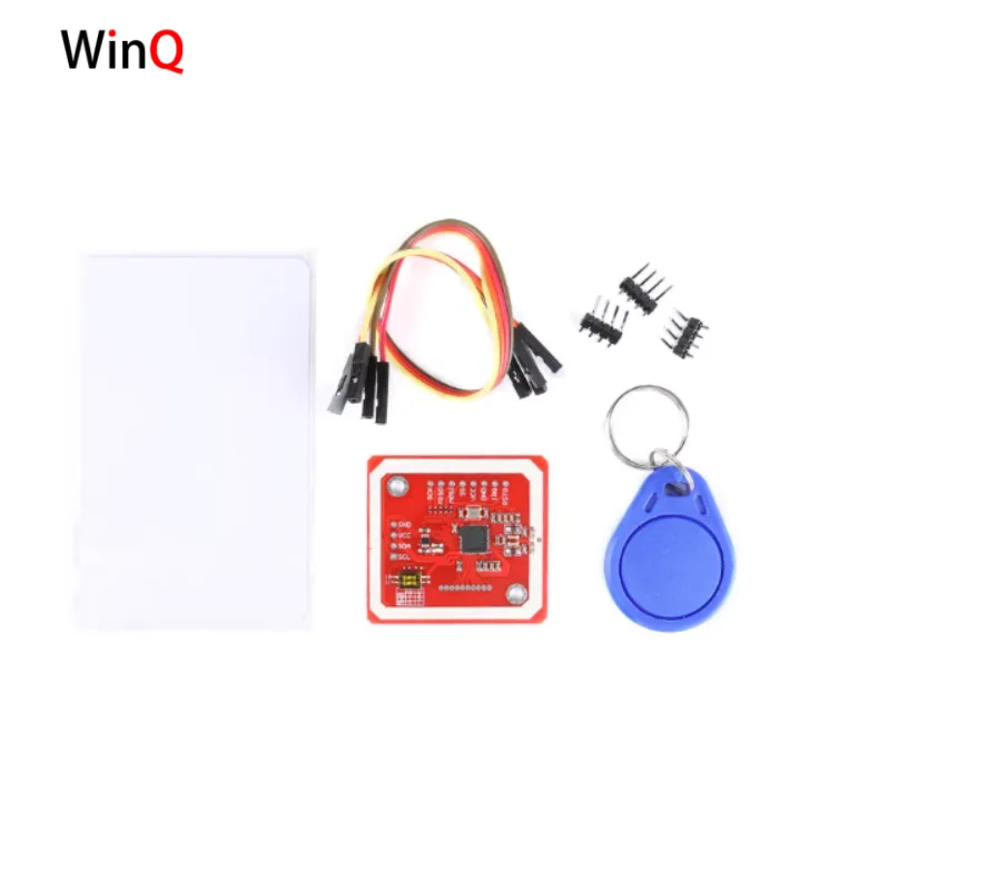 PN532/RC522 وحدة تحديد تردد الراديو RFID، الاتصالات الميدانية القريبة NFC، البطاقة البيضاء IC/نوع حثي ذو الوجه المفتاح #2