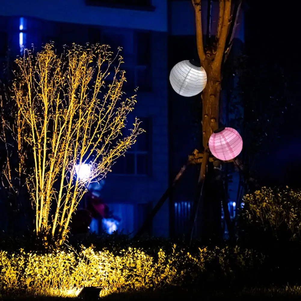 Nieuwe Zonne-Stof Lantaarn Super Heldere Outdoor Zonne-Energie Lantaarn Binnenplaats Decoratie Lichte Tuin Gazon Decoratief Licht