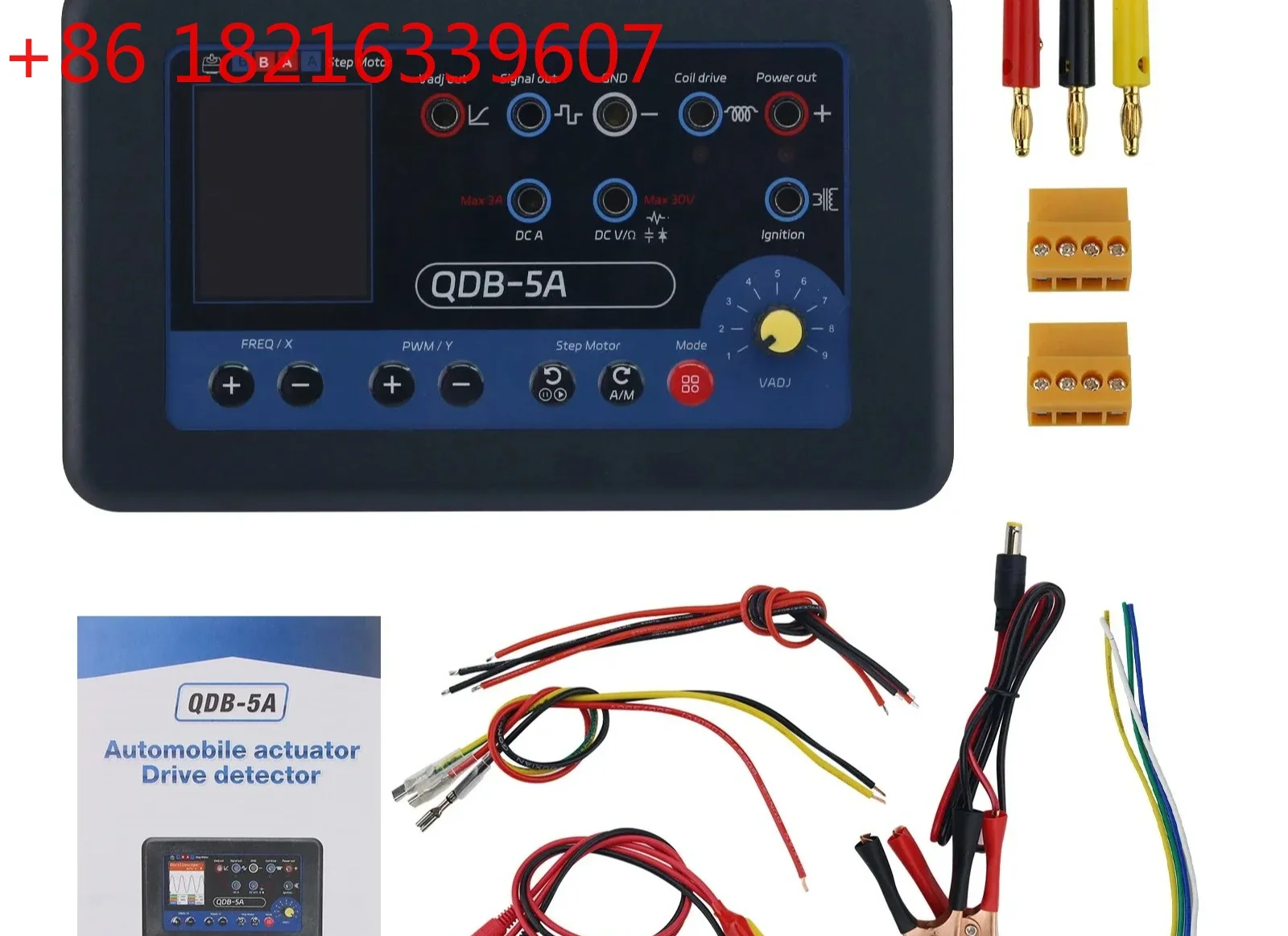 TAO Maxgeek QDB-5A DC9-26V 100W Automobile Actuator Drive Detector Stepper Motor Ignition Coil PWM Signal Drive Tester