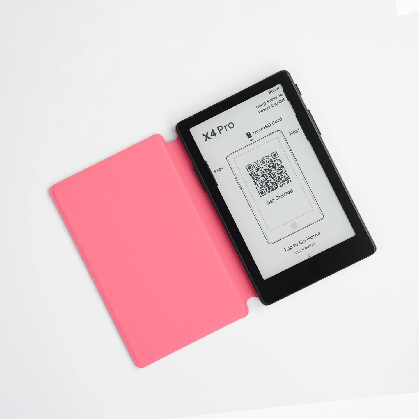 For XTEINK X4pro 4.3 Inch E-Book Reader Official Magnetic Shell All-inclusive Flip Cover Portable Lightweight 6 Colors Case