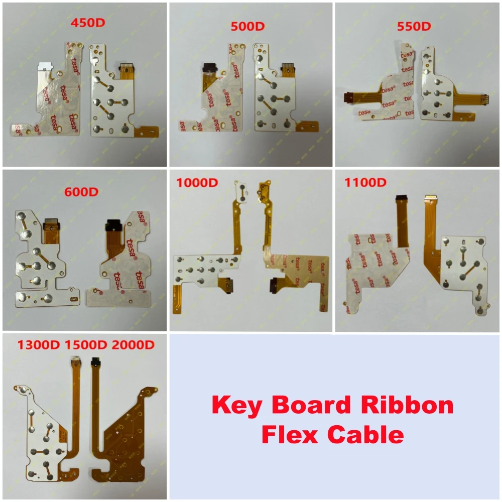 

Функциональная кнопка, клавиатура, ленточный кабель, гибкий для Canon 450D 500D 550D 600D 1000D 1100D 1300D 1500D 2000D, запасная часть для камеры