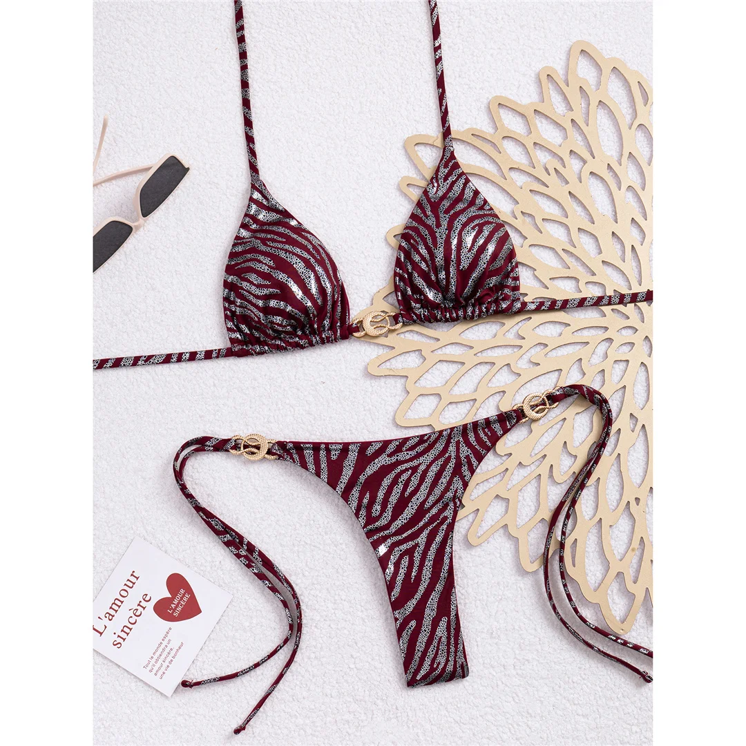 Sexy Extreme String Mini Micro Thong Bikini Damen Badeanzug Frauen Bademode Zweiteiliger Bikini-Set Badeanzug Schwimmanzug V8278 – Detail 4